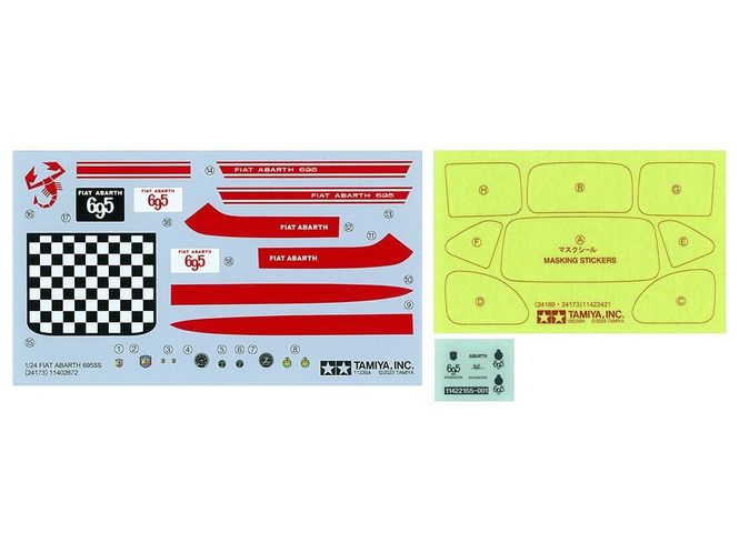 Hovedbilde Tamiya 1:24 - Fiat Abarth 695 SS (24173)