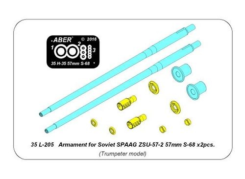 Armament for Soviet SPAAG ZSU-57