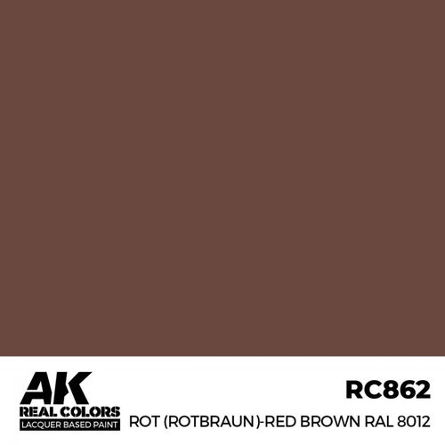 RC862 Rot (Rotbraun)-Red Brown RAL 8012