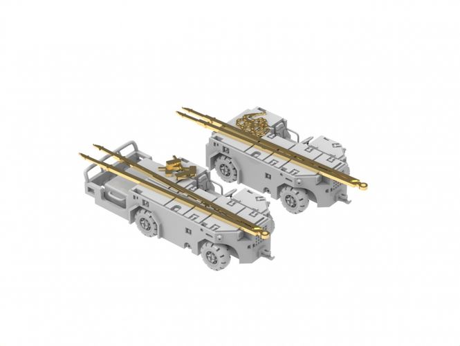 Hovedbilde HS Models 1:350 - US Navy Tow Tractor A/S32A-49