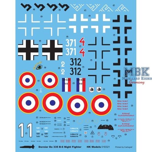 HK Models 1:32 - Dornier Do 335 B-6 Night Fighter