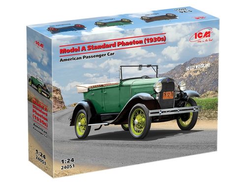 ICM 1:24 - Ford Model A Standard Phaeton (1930's)  (24051)