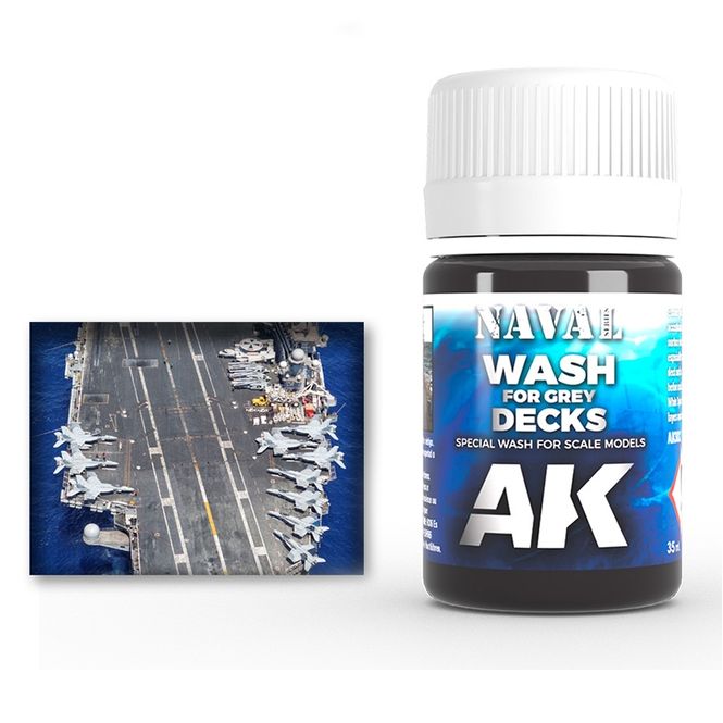 Hovedbilde AK-Interactive AK302 Wash for grey decks