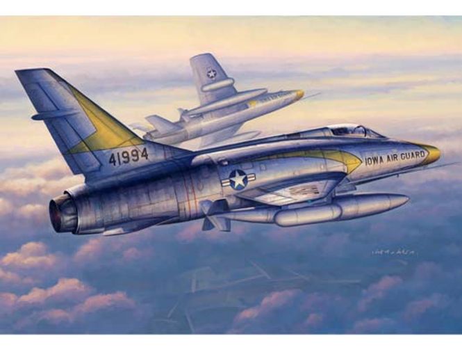 Main Image Trumpeter 1:48 - North American F-100C Super ...
