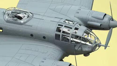 Border Model 1:35 - Heinkel He-111 H-6 - German WWII Bomber