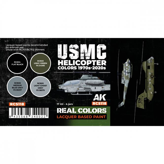 Hovedbilde AK-Interactive RCS118 USMC Helicopter Colors ...