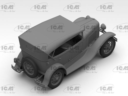 ICM 1:24 - Ford Model A - Standard Phaeton Soft Top (1930s) (24050)