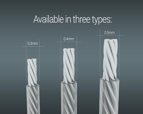 Anyz Braided Cord Ø 0.4mm (2 Meters / 79 Inches)