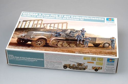 Trumpeter 1:35 - German 3.7cm Flak 37 auf Selbstfahrlafette (Sd.Kfz.7/2 Early Version) 01525 