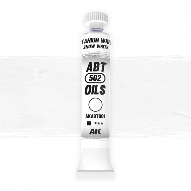 Hovedbilde AK-Interactive AKABT001 Titanium White/Snow white