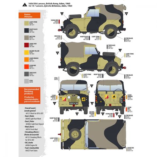 AK-Interactive 1:35 - Land Rover 88 Series IIA Rover 8 35012