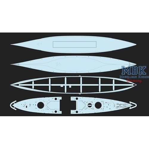 Flyhawk 1:700 - HMS Duke of York 1943 - Deluxe Edition (1118S)
