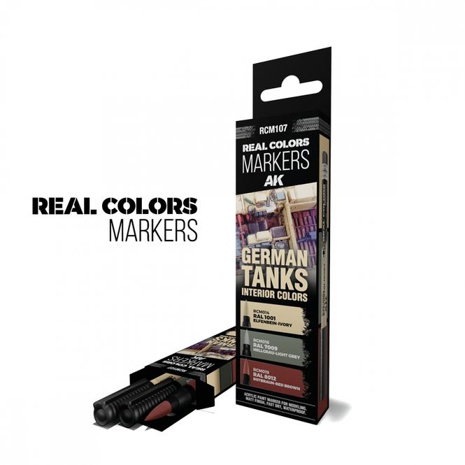 Hovedbilde AK Real Colors Markers - German Tanks Interior ...