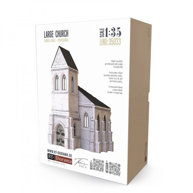 Main Image RT-Diorama 35033 Large Chruch
