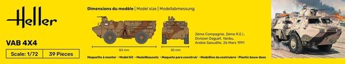 Heller 1:72 - VAB 4x4 79898 