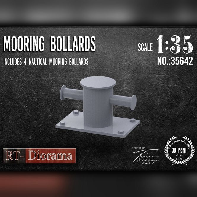 Hovedbilde RT-Diorama 1:35 - 35642 Mooring Bollard - 3D ...