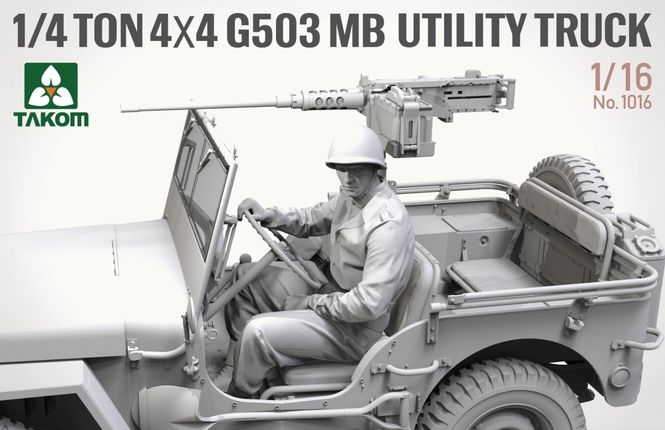 Hovedbilde Takom 1:16 - 1/4 Ton 4x4 G503 MB Utility Truck ...