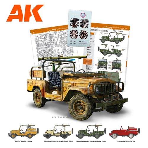 AK-Interactive 1:35 - FJ43 Pickup with SPG-9 Recoilless Gun 35003