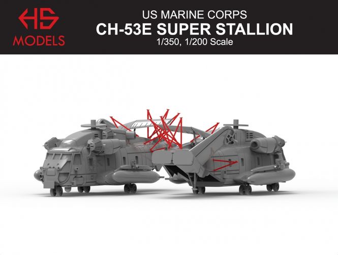 Hovedbilde HS Models 1:350 - Sikorsky CH-53 E Super Stallion