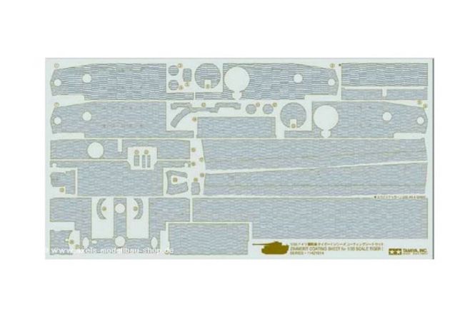 Hovedbilde Tamiya 1:35 - 12647 Zimmerit Coating Sheet - ...