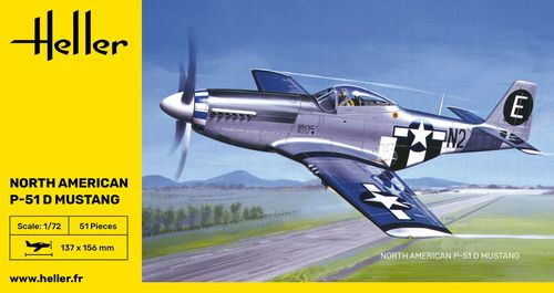 Heller 1:72 - North American P-51 D Mustang 80268 