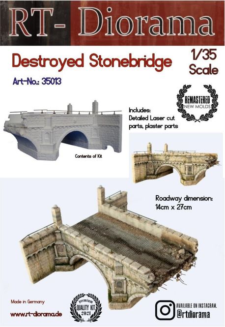 Hovedbilde RT-Diorama 35013 Destroyed Stonebridge (1:35)