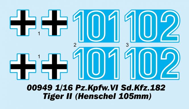 Hovedbilde Trumpeter 1:16 - Pz.Kpfw.VI Sd.Kfz.182 Tiger II ...