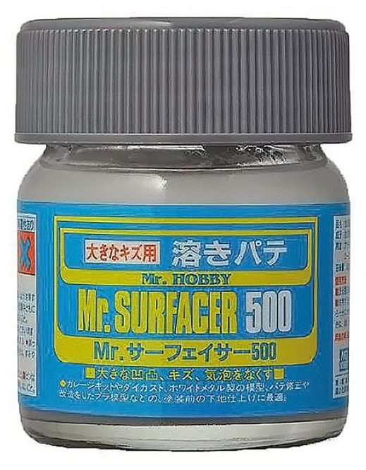 Hovedbilde Mr. Surfacer 500 Grey 40 ml - Mr. Hobby