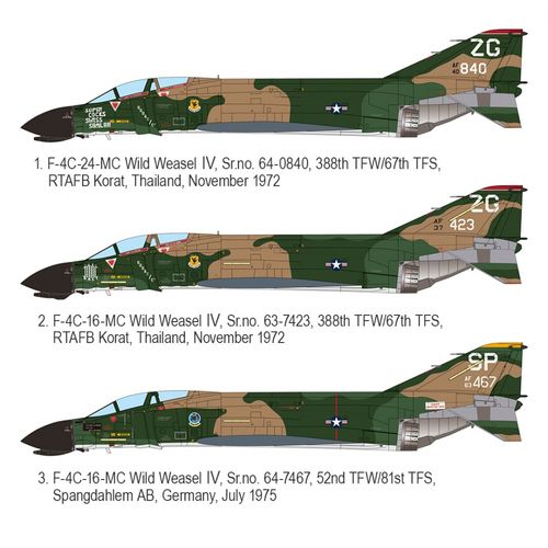 Zoukei-Mura 1:48 - F-4C PHANTOM II WILD WEASEL IV  (SWS48-16)