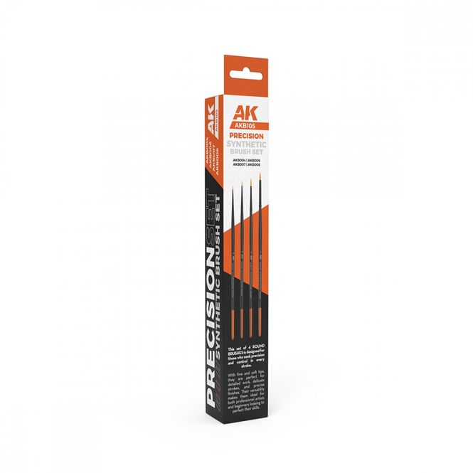 Hovedbilde AK Interactive - Precision Brushes Set (4 ...