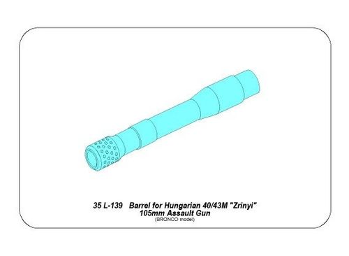 Barrel for Zrinyi 105 mm