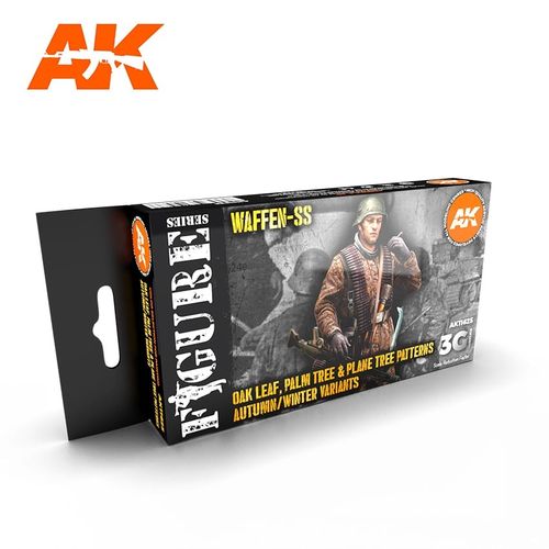 AK-Interactive AK 11625 OAK LEAF, PALM TREE & PLANE TREE PATTERNS AUTUMN/WINTER VARIANTS SET