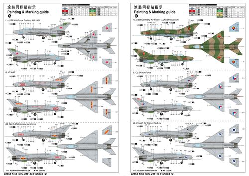 Trumpeter 1:48 - MiG-21 F-13/J-7 Fighter 02858 