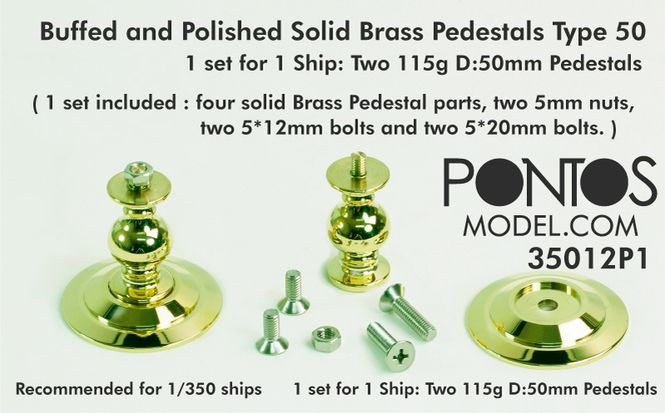 Hovedbilde Pontos Model - Buffed and Polished Solid Brass ...