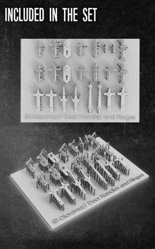 RT-Diorama 1:35 - 35662 Door Handles & Hinges