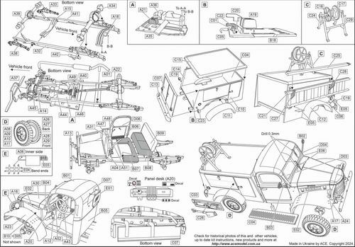 ACE 1:72 -WC-43 (T-215) Telephone Installation And Maintenance 1/2 Ton Truck (72593)