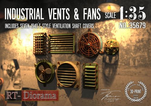 RT-Diorama 1:35 - 35679 Vents and Fans