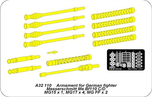 Armament for Me 110 C/D - Aber Models