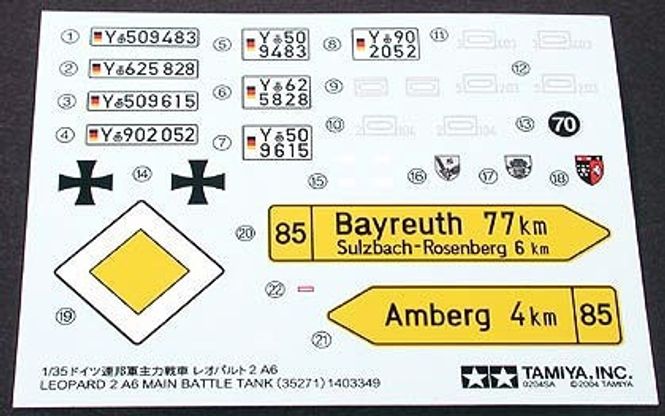 Hovedbilde Tamiya 1:35 - 35271 Leopard 2 A6 Main Battle Tank