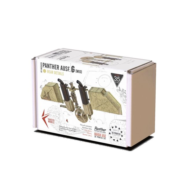 Main Image Faustus Models 1:35 - FM35035 Panther G Rear ...