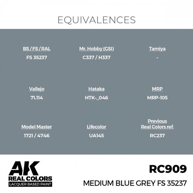 Main Image RC909 Medium Blue Grey FS 35237