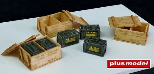 Plus Model 1:35 - US ammunition boxes - Vietnam 420 