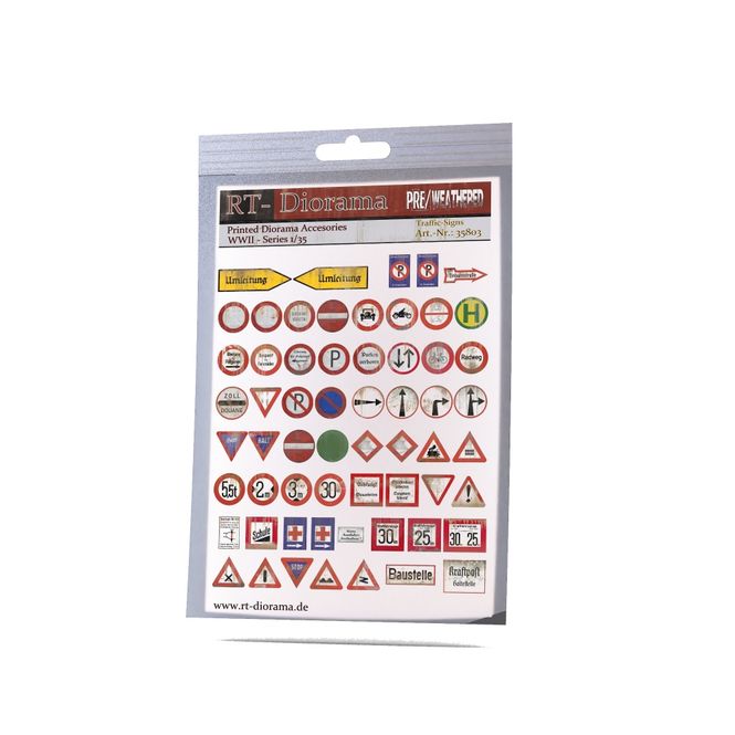 Hovedbilde RT-Diorama 1:35 - 35803 Traffic Signs
