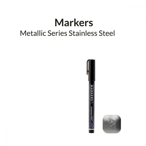 Gaahleri Metallic Series Marker - Stainless Steel