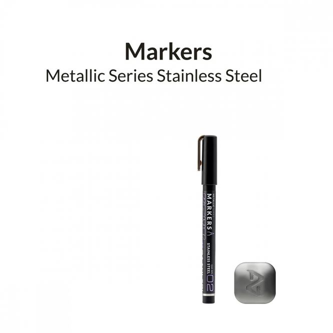 Hovedbilde Gaahleri Metallic Series Marker - Stainless Steel