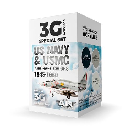 AK-Interactive AK11745 US Navy & USMC Aircraft Colors 1945-1980
