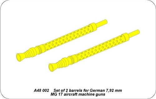 2 barrels for MG 17 - Aber Models