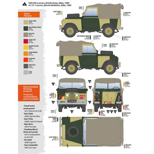 AK-Interactive 1:35 - Land Rover 88 Series IIA Rover 8 35012