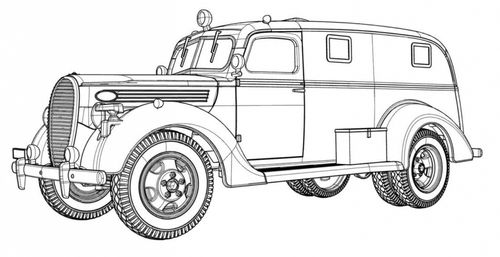 ACE 1:72 - Ford Panel Van 134 inch m.1939 (72589)