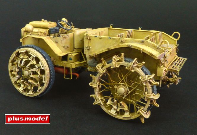 Main Image Plus Model 1:35 - Gun tractor Pavesi P4-100 model ...